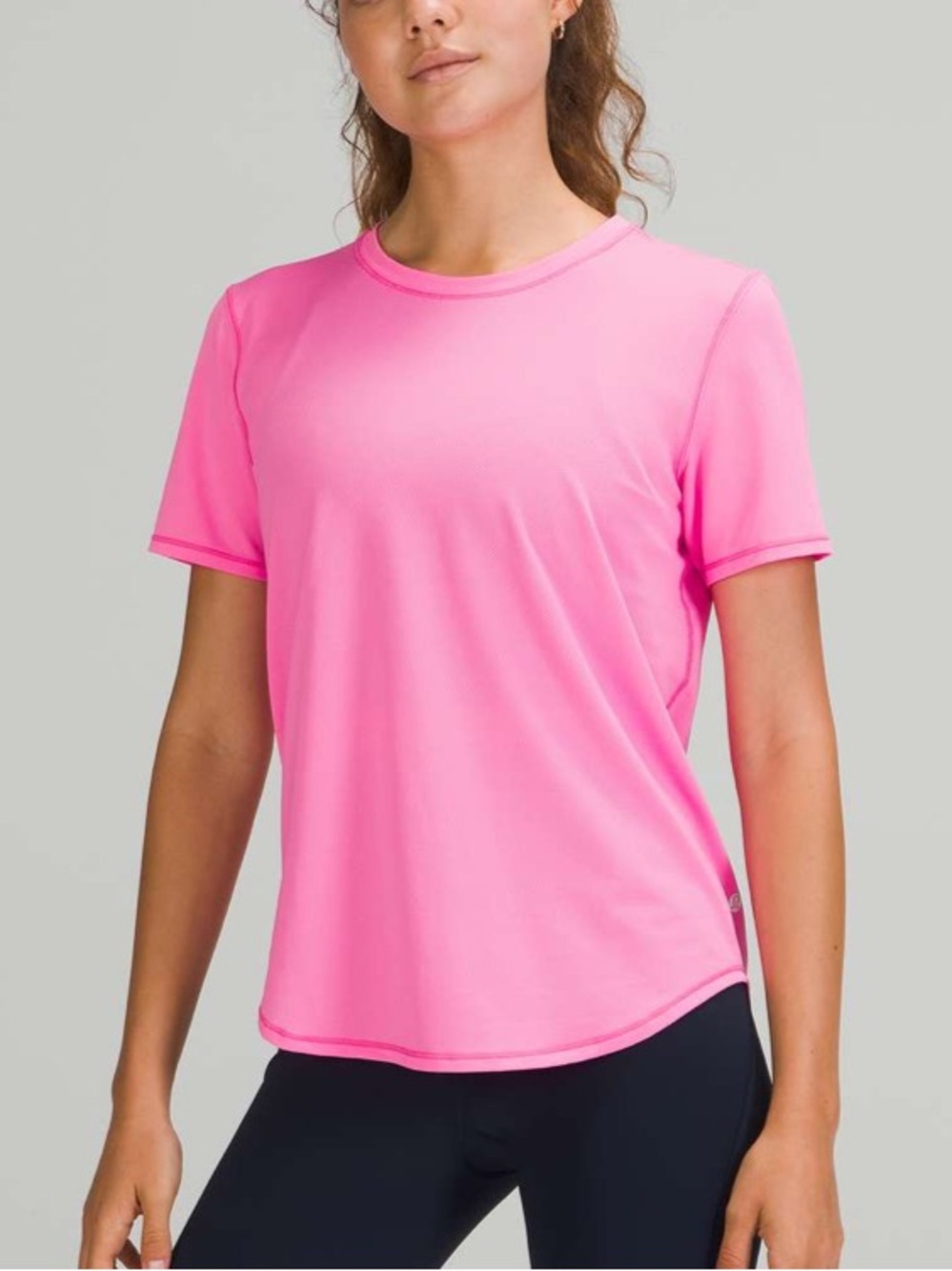 Lululemon High Neck Running and Training T-Shirt
